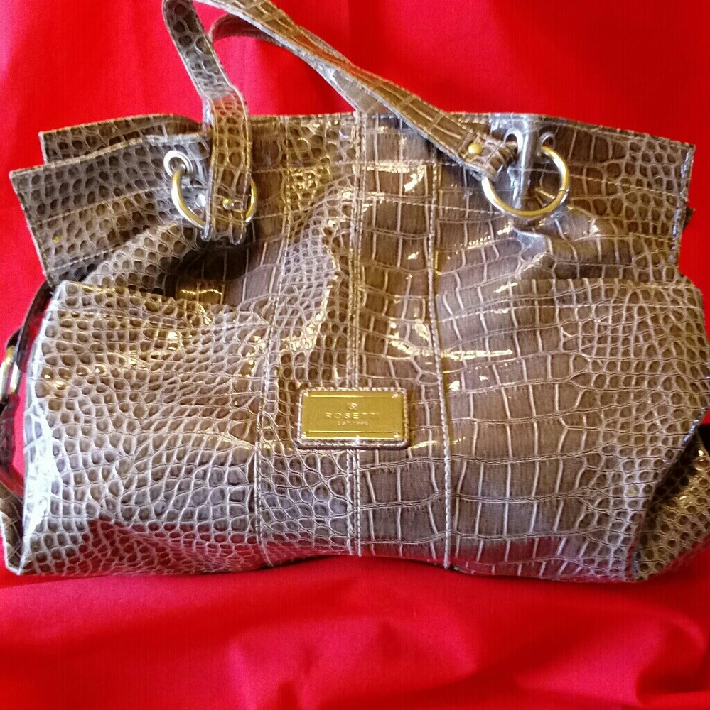 Rosetti Faux Croc 🐊 Shoulder Bag
